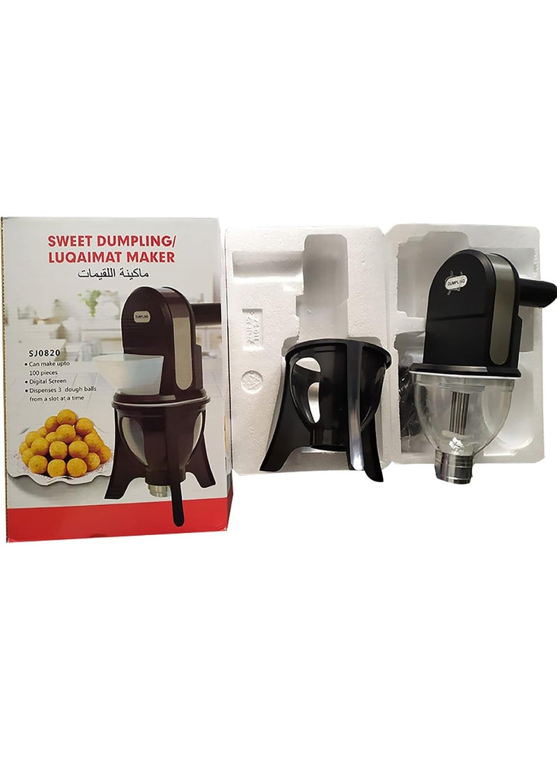 بلو فاير ماكينة تشكيل كرات اللحم أوتوماتيكية كهربائية، ماكينة عمل اللقيمات، آلة صنع كرات الأرز اللزج وكرات السمك، جهاز صغير أوتوماتيكي للاستخدام المنزلي والتجاري، خامات غذائية آمنة، غير لاصقة، سهلة التنظيف، قدرة 80 واط - Image 5